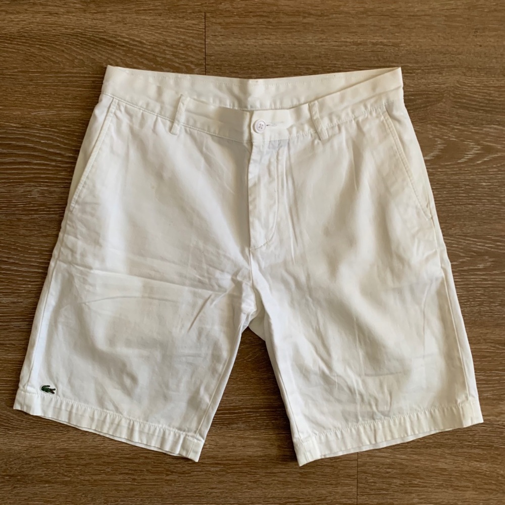 Men’s Sz. 32 Lacoste white shorts